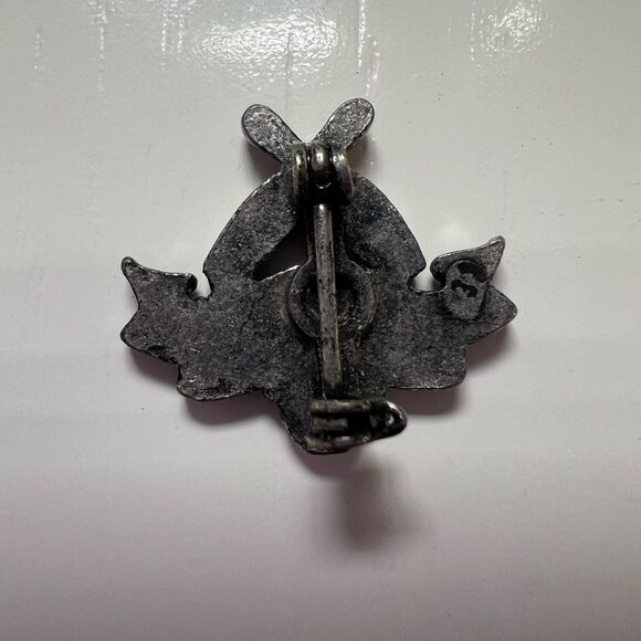 Vintage Bowling Pin Brooch Perfect Attendance Whimsical Jewelry - Picture 2 of 3